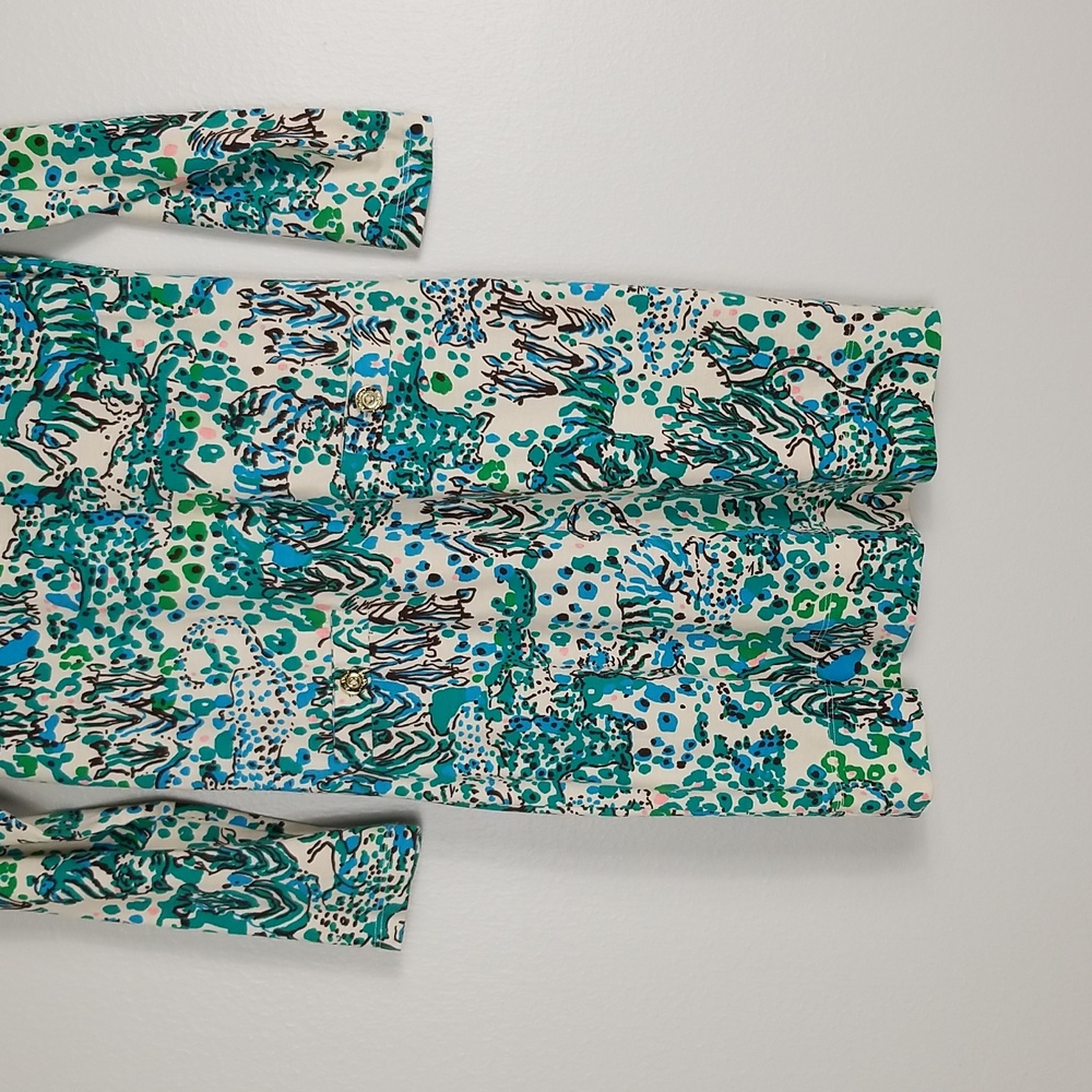 Lilly Pulitzer Corine Sea Oat Escapades Dress XS - Picture 11 of 14